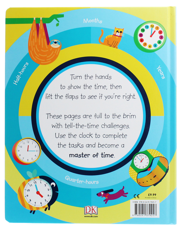 Бумажная книга «How to Tell the Time. A Lift-the-flap Guide to Telling the Time», автор Шон Макардл - фото №1