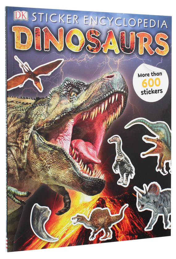 Бумажная книга «Sticker Encyclopedia Dinosaurs» - фото №1
