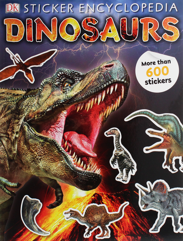 Бумажная книга «Sticker Encyclopedia Dinosaurs» - фото №1