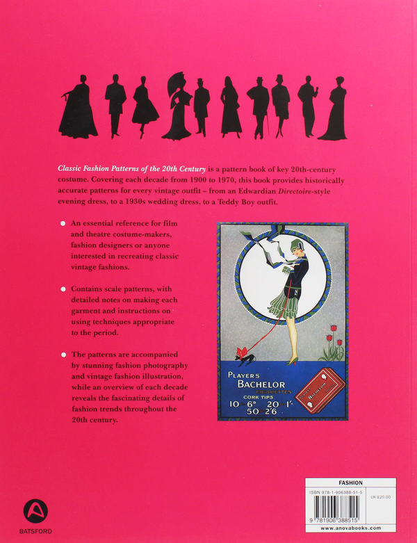 Бумажная книга «Classic Fashion Patterns of the 20th Century», автор Энн Тиррелл - фото №1