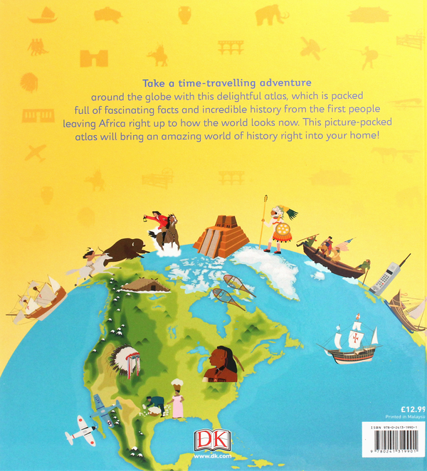 Бумажная книга «Children's Illustrated History Atlas» - фото №1