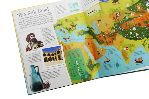 Бумажная книга «Children's Illustrated History Atlas» - фото №1