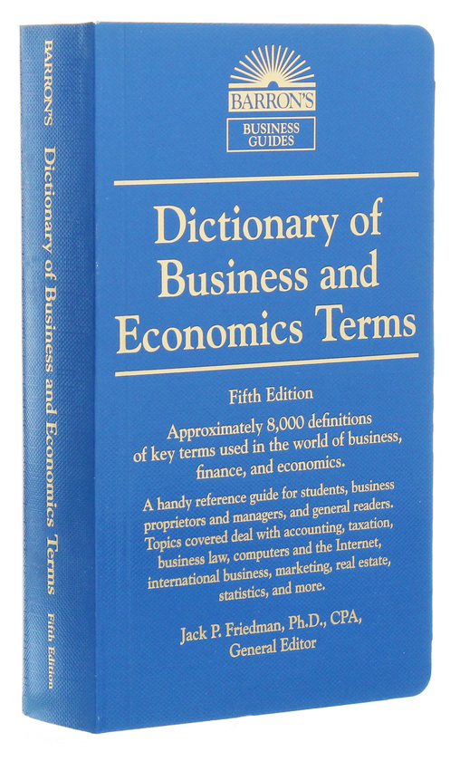 Паперова книга «Dictionary of Business and Economics Terms», автор Джек П. Фрідман - фото №1