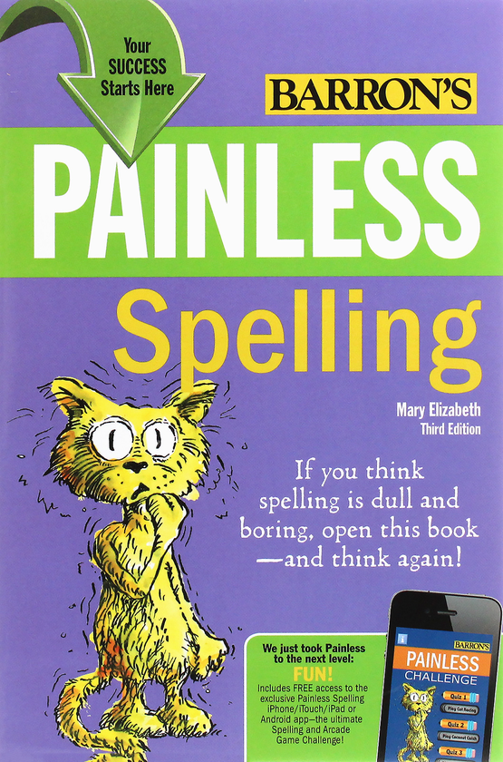 Паперова книга «Painless Spelling», автор Мері Елізабет - фото №1