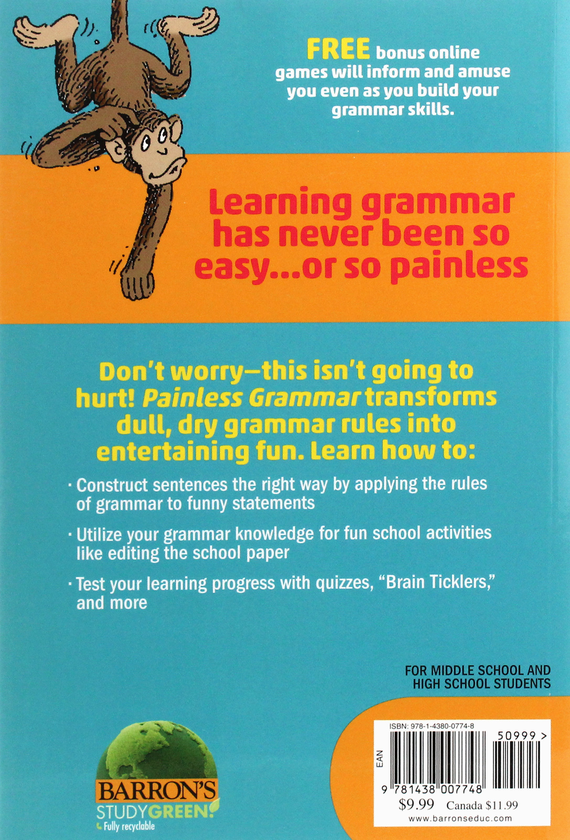 Паперова книга «Painless Grammar», автор Ребекка Елліотт - фото №1