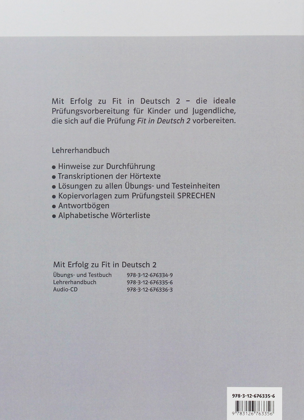 Паперова книга «Fit in Deutsch 2. Lehrerhandbuch» - фото №1