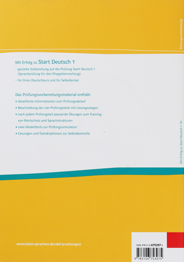 Паперова книга «Start Deutsch 1. Prüfungsvorbereitung (+CD-ROM)» - фото №1