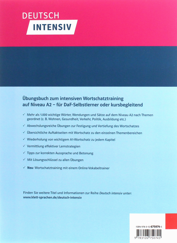 Паперова книга «Wortschatz A2. Buch + online», авторів Крістіан Лемке, Лутц Рорманн - фото №1