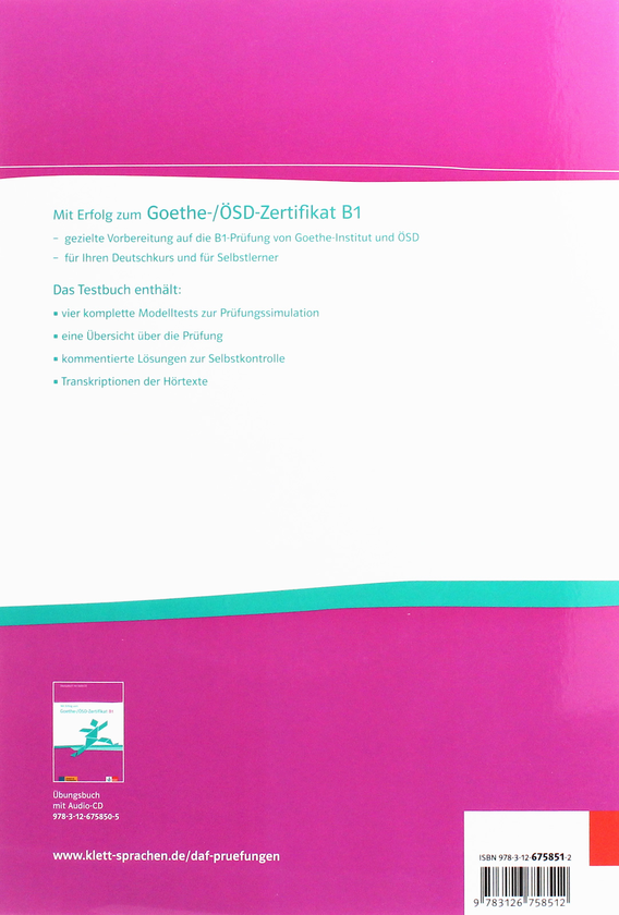 Паперова книга «Goethe-/ÖSD-Zertifikat B1. Testbuch (+CD-ROM)» - фото №1