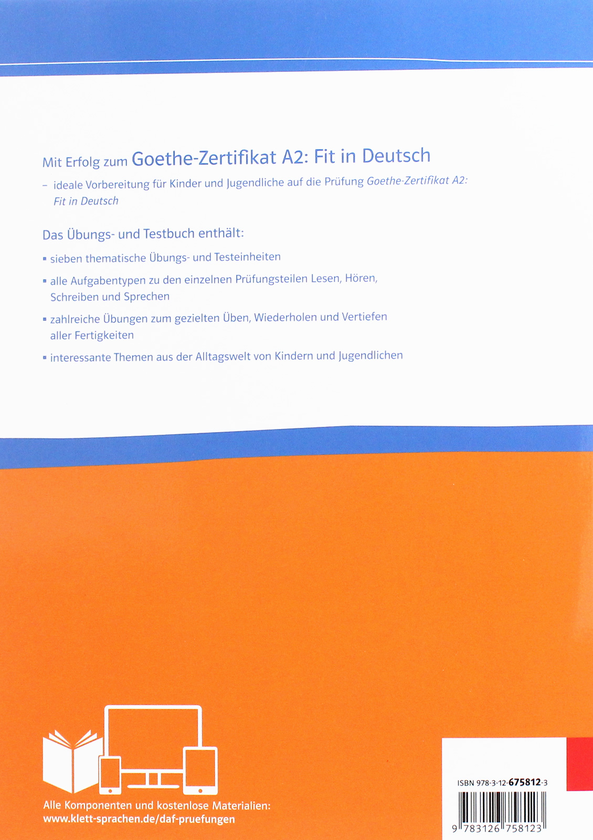 Бумажная книга «Goethe-Zertifikat A2: Fit in Deutsch. Übungs- und Testbuch» - фото №1
