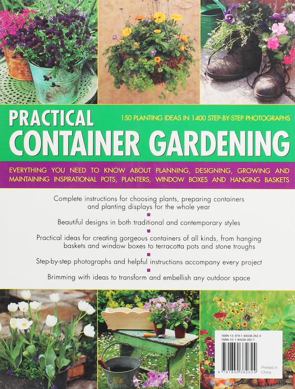 Паперова книга «Practical Container Gardening», автор Стефані Дональдсон - фото №1