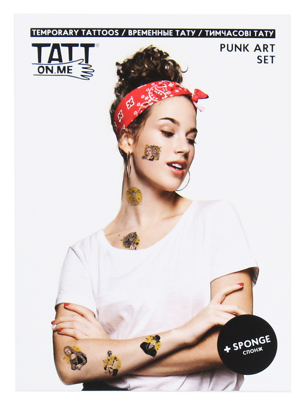 «Тимчасові тату TATTon.me Punk Art set», бренду TATTon.me - фото №1