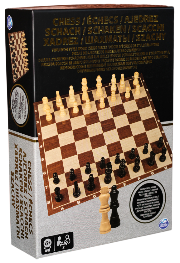  «Настольная игра Spin Master Шахматы с деревянными фигурами (SM98367/6033313)», бренда Spin Master - фото №1