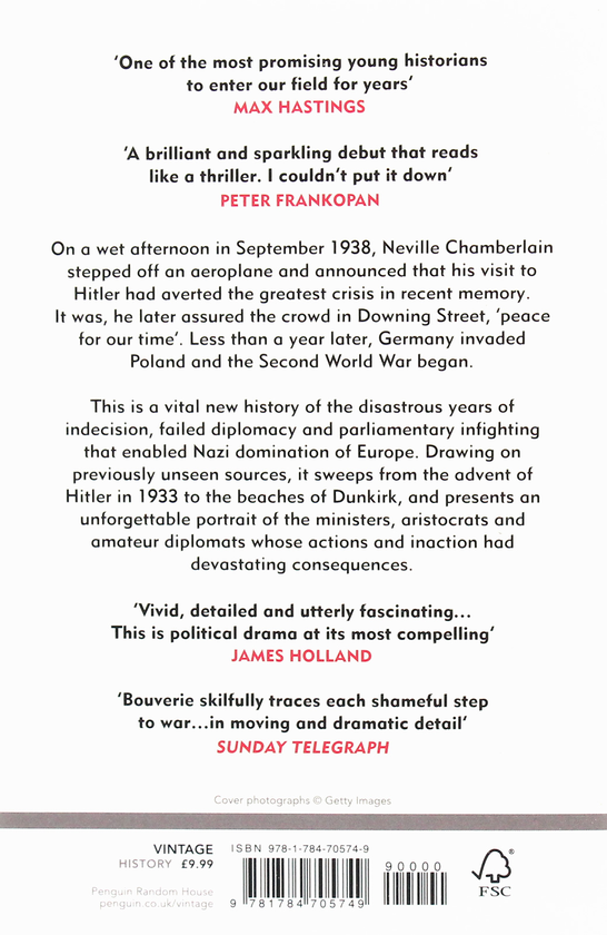 Паперова книга «Appeasing Hitler», автор Тім Бувері - фото №1