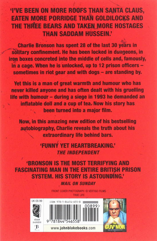 Бумажная книга «Bronson», автор Чарльз Бронсон - фото №1