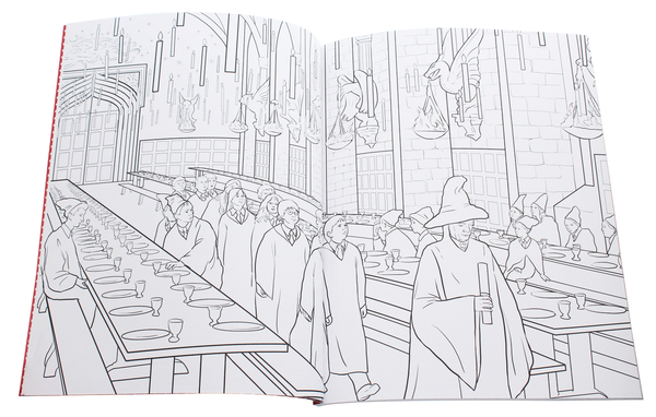 Паперова книга «Harry Potter Magical Places and Characters Colouring Book», автор Джоан Ролінґ - фото №1