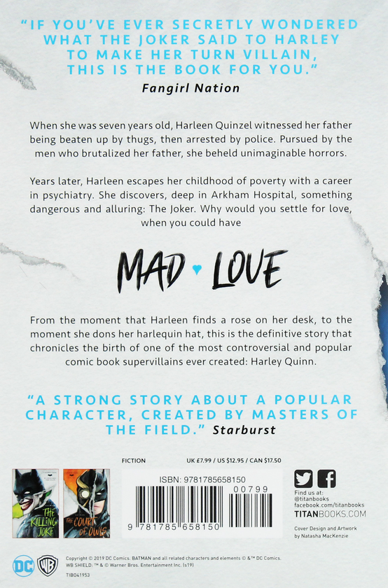 Бумажная книга «Harley Quinn. Mad Love», авторов Пэт Кэдиган, Пол Дини - фото №1