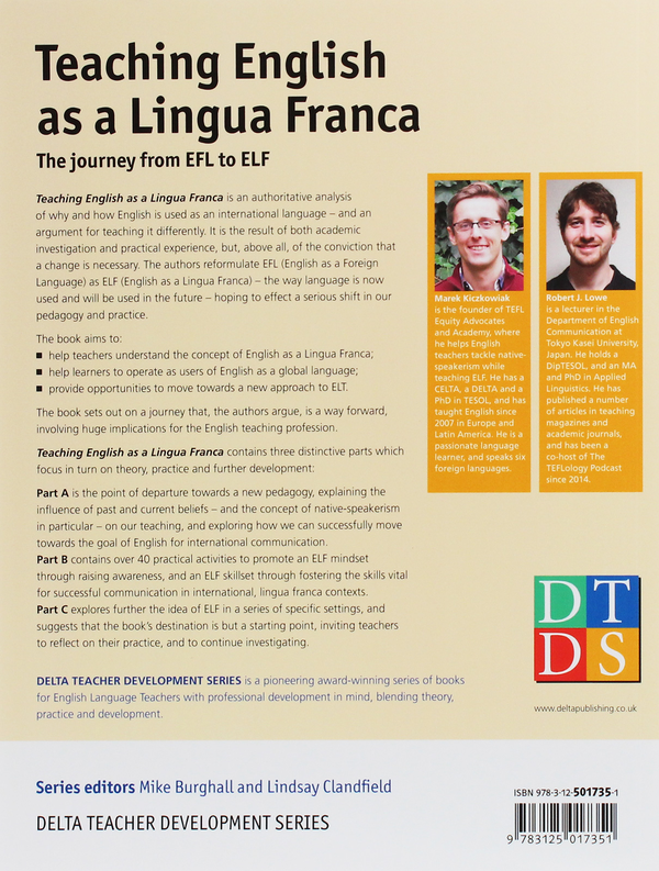 Бумажная книга «Teaching English as a Lingua Franca. Teacher's Book», авторов Марек Кичковяк, Роберт Дж. Лоу - фото №1