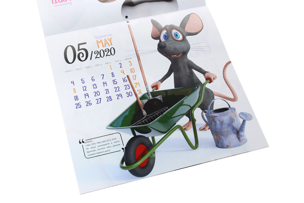 Бумажная книга «Календар на 2020. Свято кожен день. Funny mouse» - фото №1