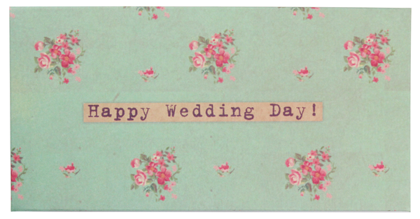  «Конверт для денег Mirabella Postcards Happy Wedding Day», бренда Mirabella Postcards - фото №1