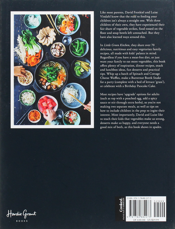 Паперова книга «Little Green Kitchen. Simple Vegetarian Family Recipes», авторів Девід Френкієль, Луіза Віндаль - фото №1