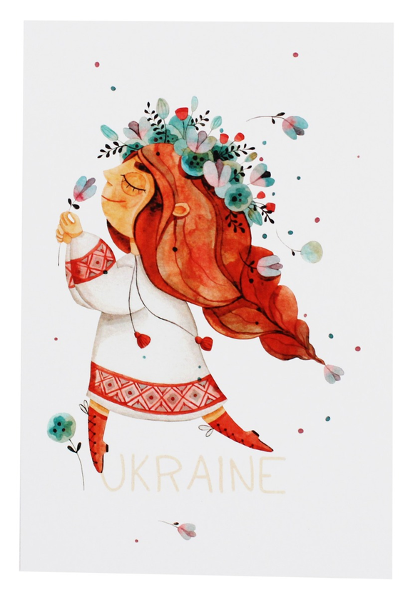  «Листівка Ukraine. Квітковий день», бренда PollyArt - фото №1