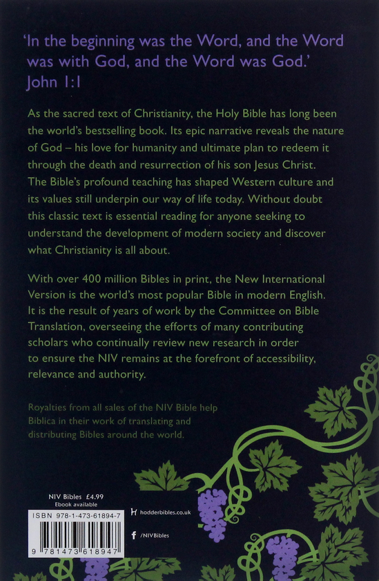 Книга «NIV Holy Bible» – , купити за ціною 564 на YAKABOO: 978-1
