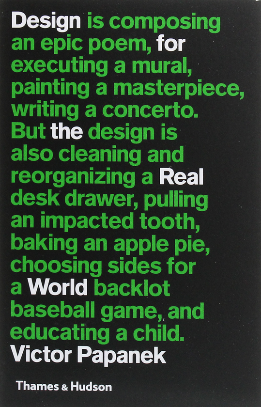Бумажная книга «Design for the Real World», автор Виктор Папанек - фото №1
