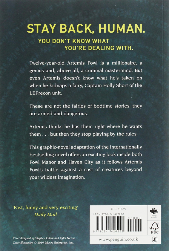 [object Object] «Artemis Fowl: The Graphic Novel (New)», автор Йон Колфер - фото №2 - миниатюра
