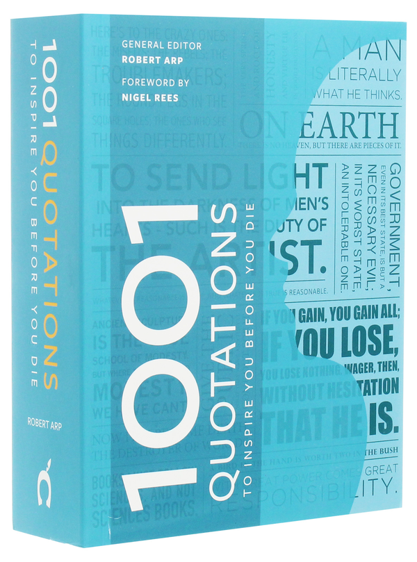 Бумажная книга «1001 Quotations to inspire you before you die», автор Роберт Арп - фото №1