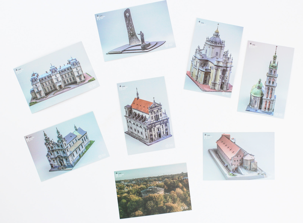 Бумажная книга «Набор открыток Lviv Pocket City №3 8 шт» - фото №1