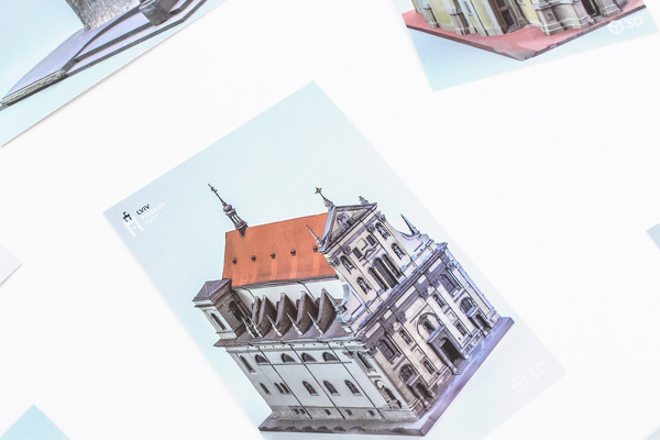 Бумажная книга «Набор открыток Lviv Pocket City №3 8 шт» - фото №1