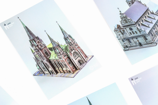 Бумажная книга «Набор открыток Lviv Pocket City №2 8 шт» - фото №1
