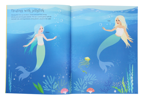 Бумажная книга «Sticker Dolly Dressing. Mermaids», автор Фиона Уотт - фото №1