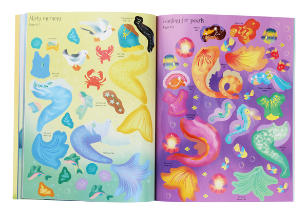 Бумажная книга «Sticker Dolly Dressing. Mermaids», автор Фиона Уотт - фото №1