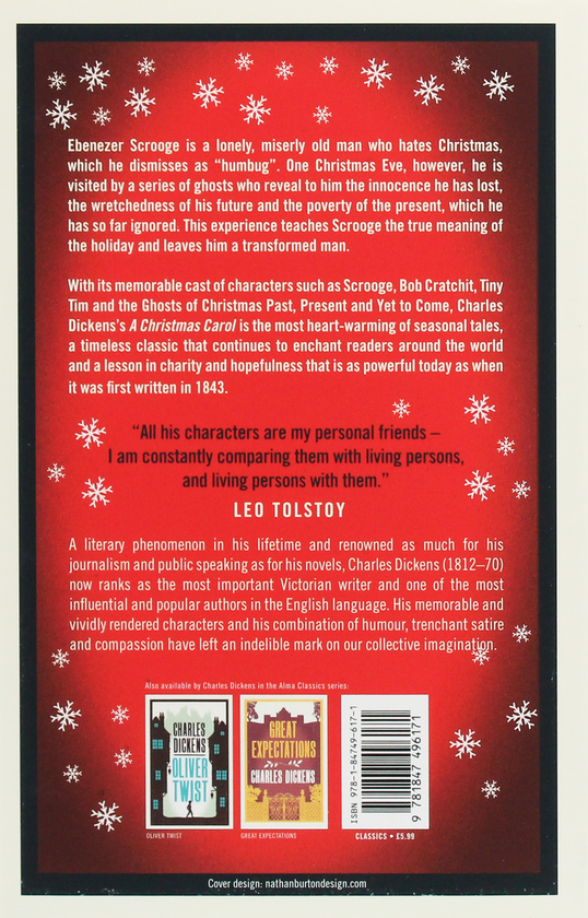 Бумажная книга «A Christmas Carol», автор Чарльз Диккенс - фото №1