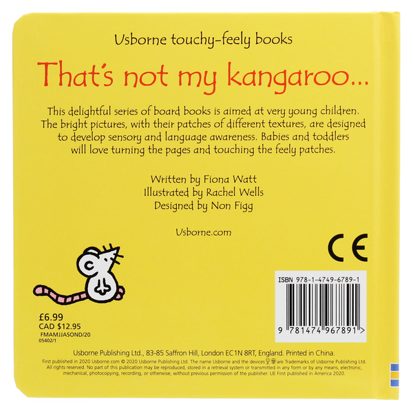 Бумажная книга «That's Not My Kangaroo…», автор Фиона Уотт - фото №1