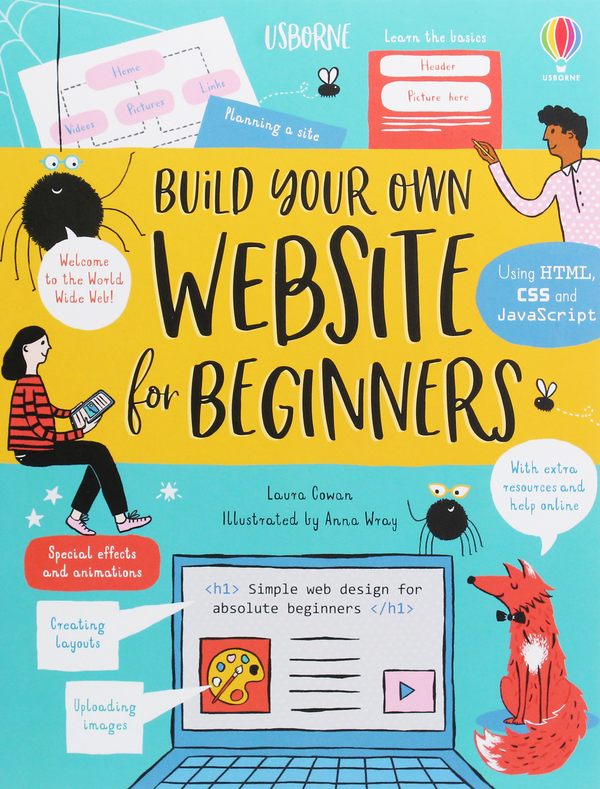 Паперова книга «Build your own website for beginners», автор Лаура Кован - фото №1