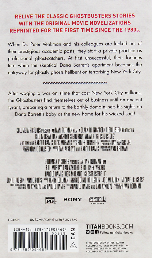 Бумажная книга «Ghostbusters. The Original Movie Novelizations Omnibus», автор Ричард Мюллер - фото №1