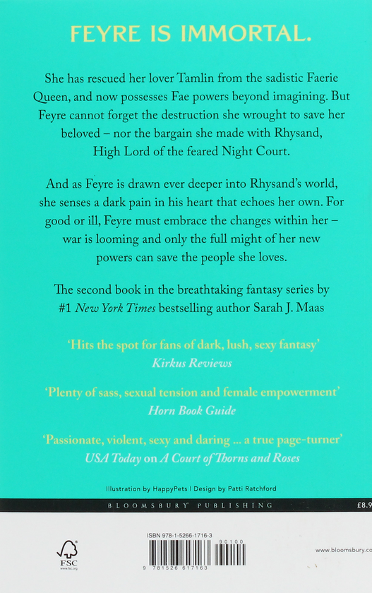 Бумажная книга «A Court of Mist and Fury », автор Сара Дж. Маас - фото №1
