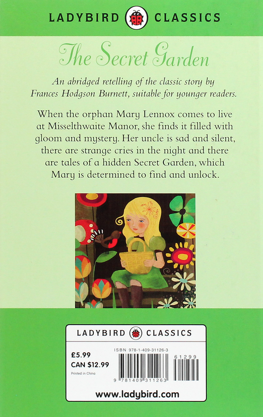 Паперова книга «Ladybird Classics. The Secret Garden» - фото №1