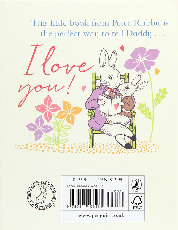 Паперова книга «Peter Rabbit I Love You Daddy», автор Беатріс Поттер - фото №1