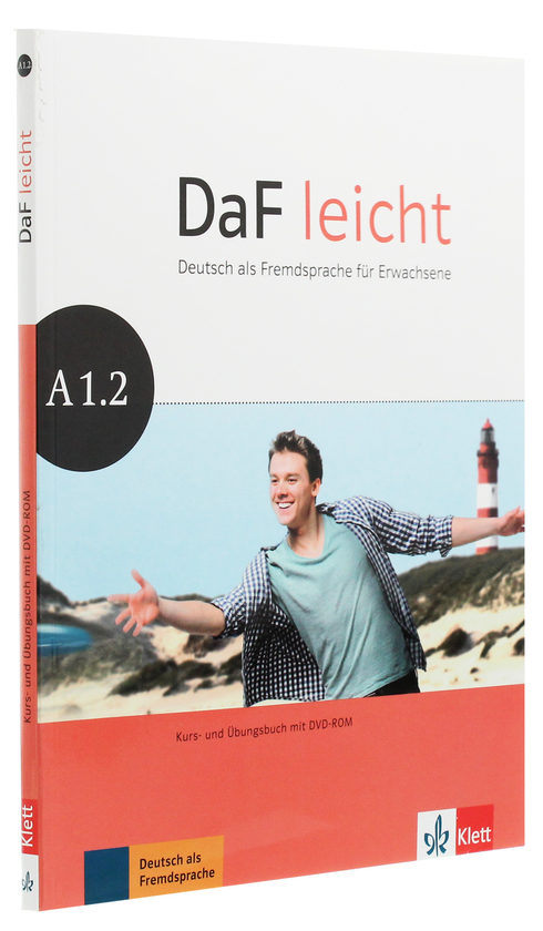 Паперова книга «DaF leicht. Kurs- und Ubungsbuch A1.2 (+DVD-Rom)» - фото №1