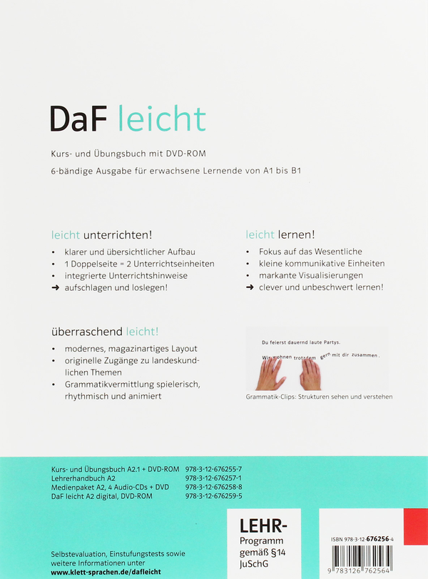 Паперова книга «DaF leicht. Kurs- und Ubungsbuch A2.2 (+ DVD-Rom)» - фото №1