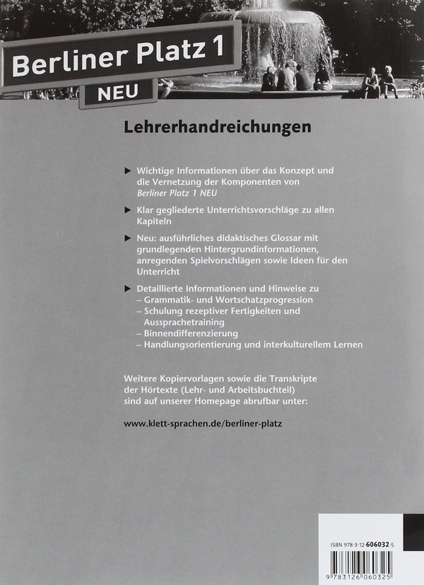 Бумажная книга «Berliner Platz 1. NEU. Lehrerhandreichung», автор Сьюзан Кауфманн - фото №1