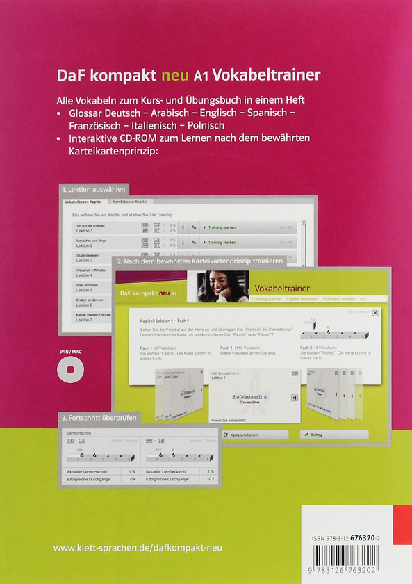 Бумажная книга «DaF kompakt neu in 3 Banden. Vokabeltrainer A1 (+ CD-Rom)» - фото №1