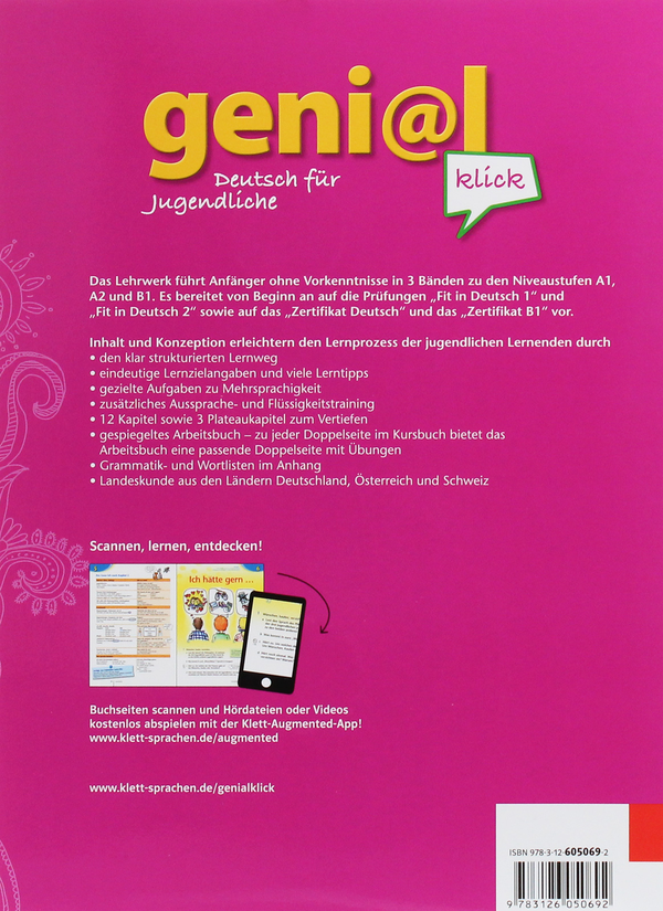 Паперова книга «geni@l klick. Kursbuch B1 (+2 CD-Rom's)» - фото №1