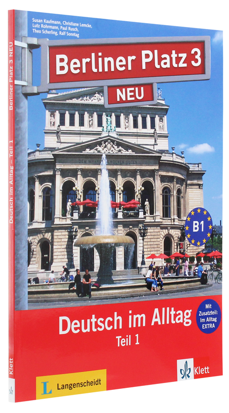 Паперова книга «Berliner Platz 3. NEU. Lehr- und Arbeitsbuch. Teil 1 (+CD-Rom)», авторів Крістіан Лемке, С’юзан Кауфманн, Ральф Соннтаг - фото №1
