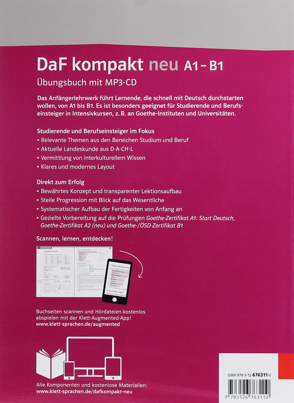 Паперова книга «DaF kompakt neu A1-B1. Ubungsbuch (+CD-Rom)» - фото №1