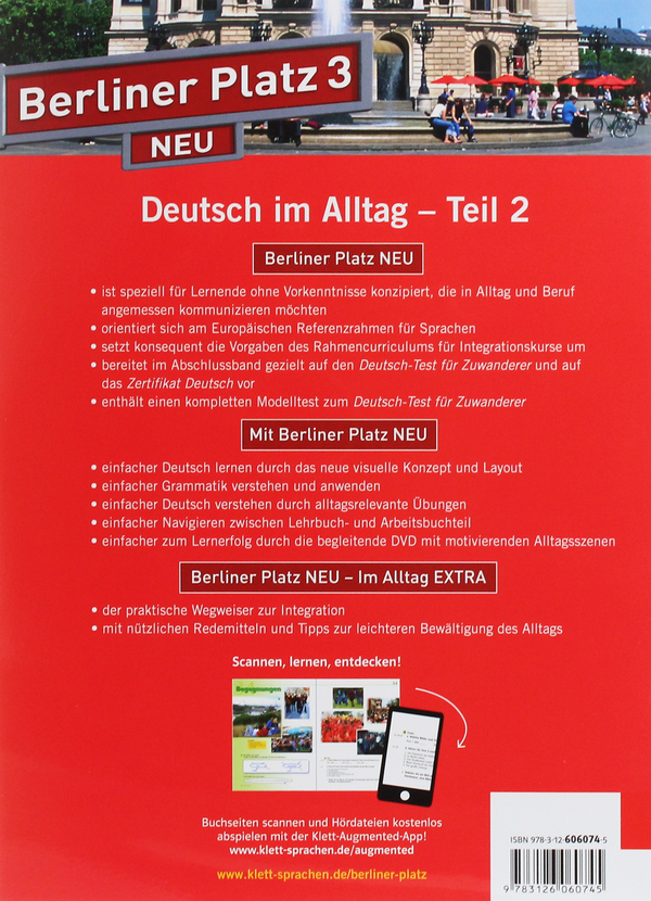 [object Object] «Berliner Platz 3 NEU. Deutsch im Alltag (+ CD-Rom)», авторів Крістіан Лемке, С’юзан Кауфманн - фото №2 - мініатюра